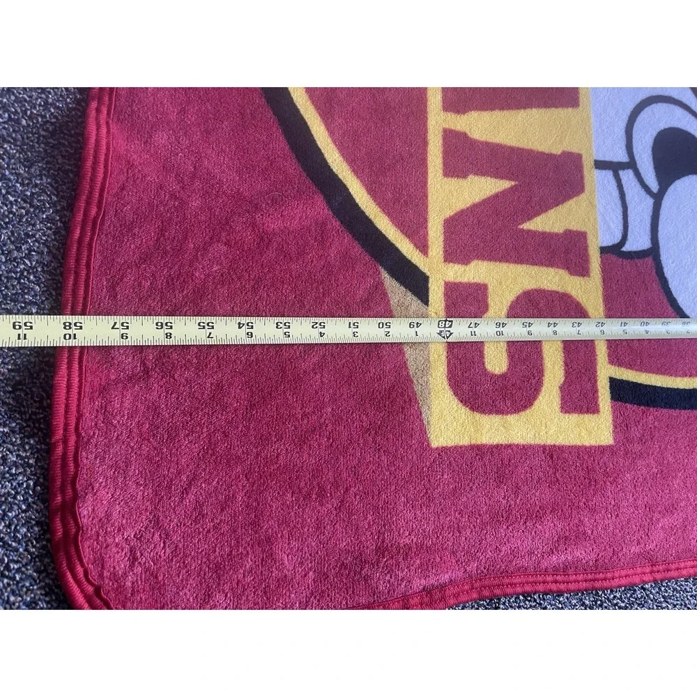 USC‎ Trojans X Disney Mickey Mouse Blanket Red Yellow 58x43 Fleece Throw Soft
